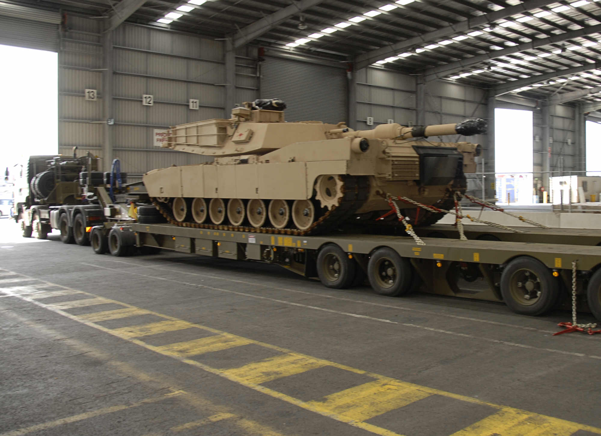 military tank transporter artstation