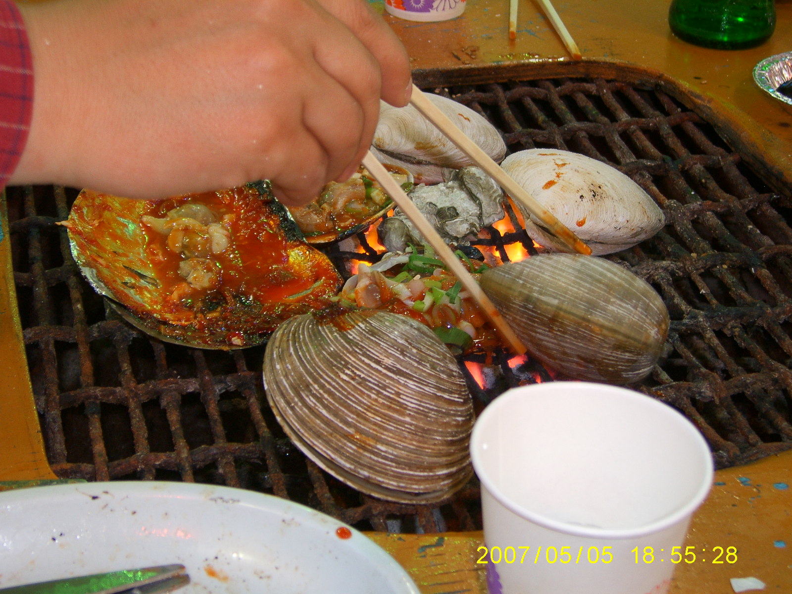 조개구이...... - 유용원의 군사세계 조개구이......