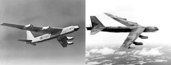 1952 ʵ   YB-52 Ÿ ü(), B-52  ʱ ź žϰ ϱ  ϴ й⿴.()