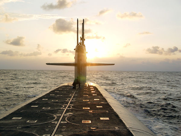 
오하이오급 잠수함. 핵미사일을 탑재한 원자력 추진 잠수함, 즉 전략핵잠수함이다.