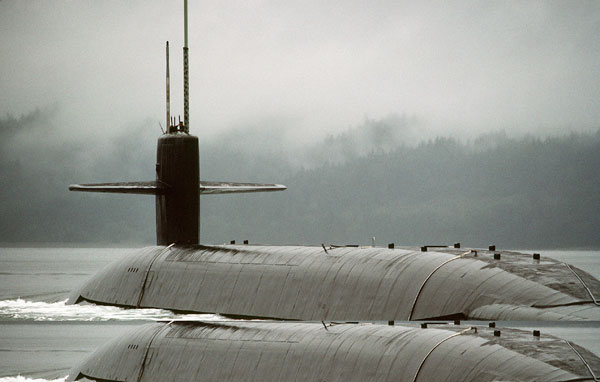 오하이오급 전략핵잠수함. 생존성 향상을 위해, 소음 감소와 함께 사정거리가 향상된 트라이던트 미사일을 탑재했다. (사진 출처 미 해군)