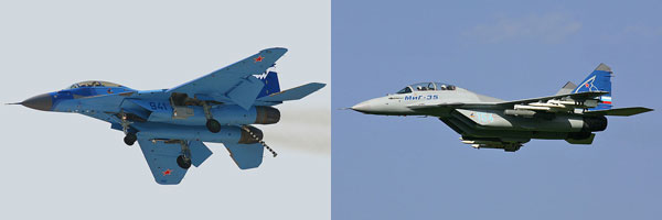 ()װ ž ε ر   MiG-26K. ó (cc) Oleg Belyakov><br>
()MiG-35 4.5  ޴ ֽſ MiG-29 ø   ǸŰ ̷ ʾ   ʰ ִ. ó (cc) Dmitriy Pichugin>