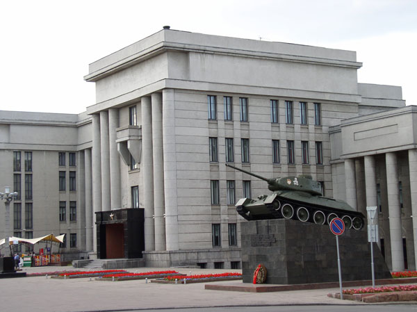 벨라루스(백러시아) 민스크의 T-34 기념물
