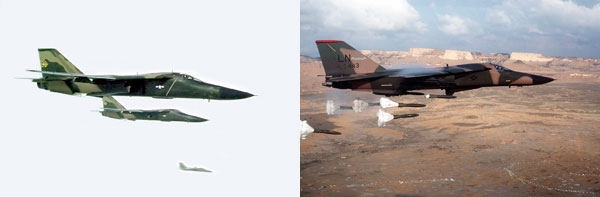 ()1968 Ĺ  ÿ   F-111 .  6Ⱑ  İߵǾ 3Ⱑ սǵǾ.<br>
()û  Mk82 ź ϴ F-111F