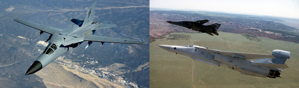 ()̱ ̿ ϰ 28 F-111  ȣ  Ҽ F-111C<br>
()F-111    ÷ ̿Ǿ. F-111F   EF-111A