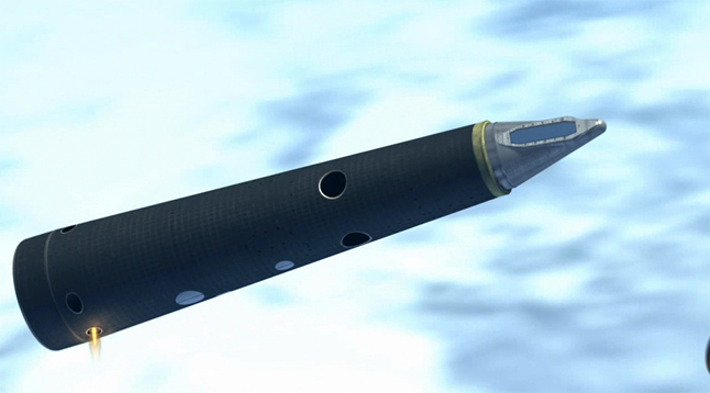 사드 요격 미사일에 내장된 요격체는 적외선 센서로 유도되며 탄도미사일에 직접 충돌해 요격한다. <출처: 록히드마틴> 