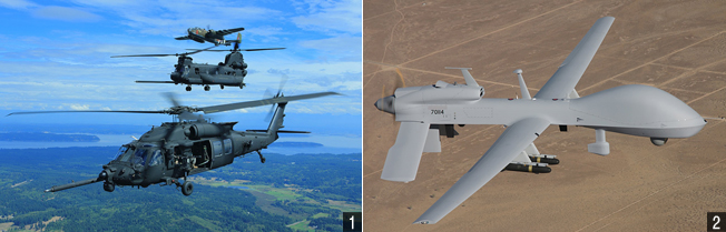 1. 160 Ưװ 180 MH-6M, MH-60M, MH-47G Ư AH-6M, MH-60M ⸦   ˷ ִ <ó:  > 
<br> 2. 2013ʹ Ư ⿡     ݱ MQ-1C ׷ ̱  ̴ <ó:  > 
