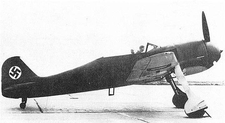 
1939 6 1, ʵ ࿡  Fw 190 V1 .

