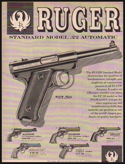 1958  Ĵٵ  .22   <ó: Ruger Firearms>