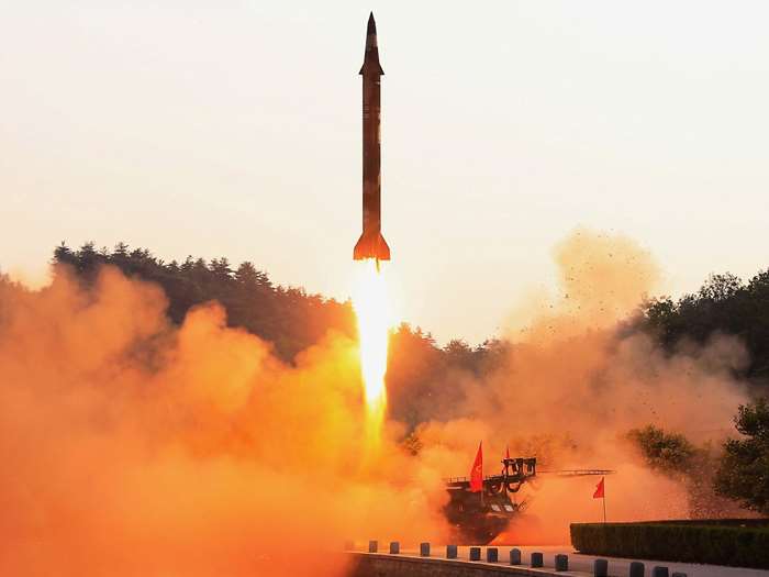 북한이 2017년 5월 29일 발사한 스커드-VTO 미사일은 스커드 변종의 최신형이자 최첨단 모델이다. <출처: Public Domain>