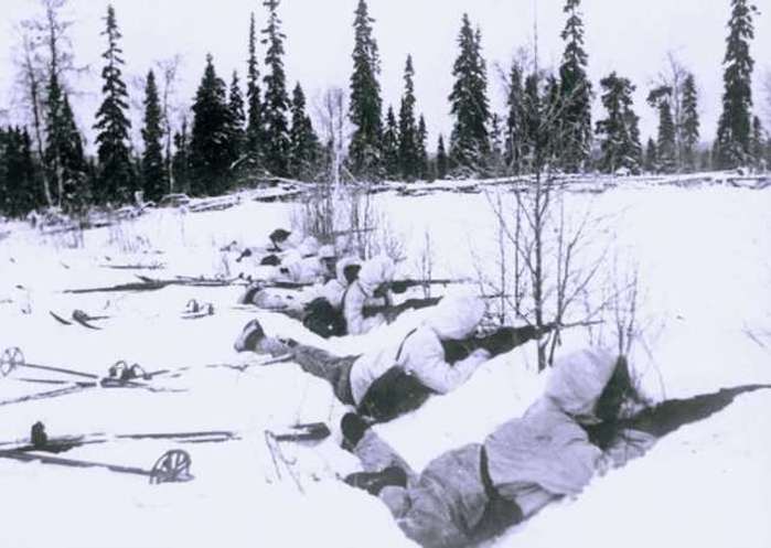 겨울전쟁 기간 동안 활약한 핀란드군 스키부대 <출처: Public Domain>