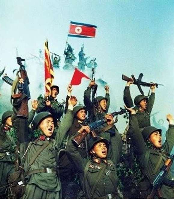 58식 자동보총을 든 북한 병사 <출처: Public Domain>