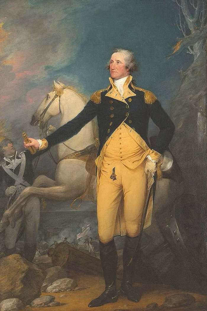 미국의 국부인 조지 위싱턴도 대원수로 사후 추서되었다. <출처: 존 트럼불(John Trumbull)의 1792년 작>