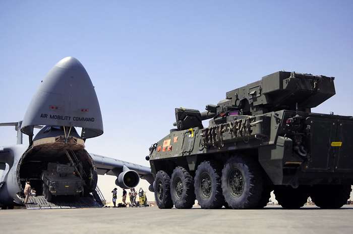 록히드 C-5 갤럭시 수송기 <출처: 미 공군 홈페이지>