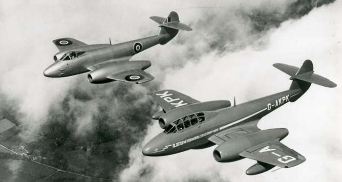 2  ߿ ߵ ۷ν Ƽ(Gloster Meteor) Ʈ  <ó: BAE ý>