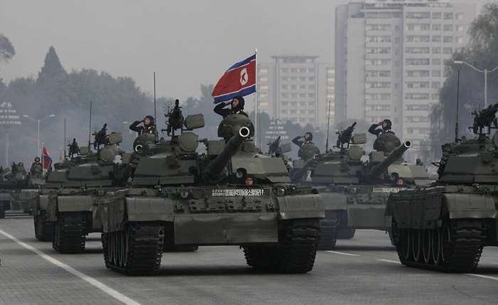 북한군 기갑전력의 실질적 주력인 천마호 전차 <출처: Public Domain>
