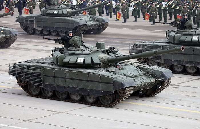 현재 러시아 군이 가장 많이 보유하고 있는 T-72B3 전차 <출처: Vitaly V. Kuzmin>