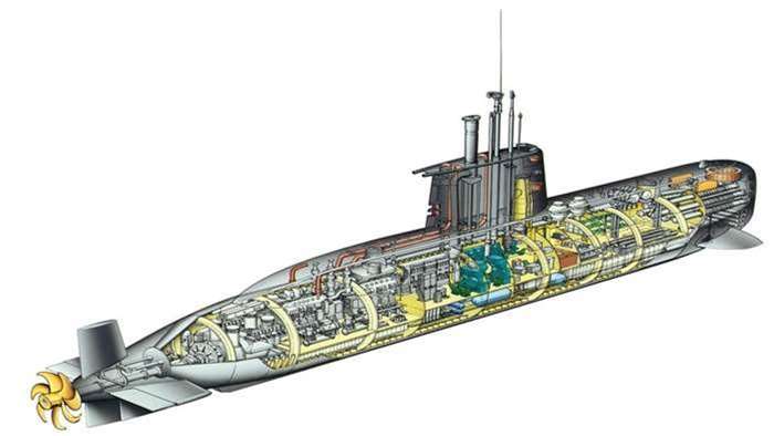 남아공 해군의 209-1400 mod 구조도 <출처 : navy.mil.za>