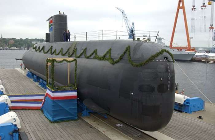 209-1400Mod급 잠수함 외형. 사진은 남아프리카 해군 S101 잠수함 <출처 : navy.mil.za>