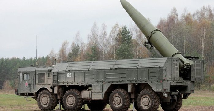 러시아 단거리 미사일의 주력인 이스칸다르 <출처: Public Domain>