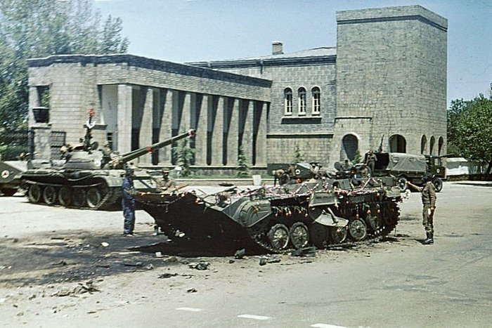 ҷ Ͻź ħ   ī ó ĵ BMP-1 . < ó: (cc) Cleric77 at Wikimedia.org >