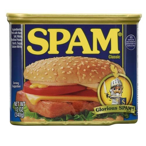 2차대전 때부터 미군의 주요 고기 공급원 역할을 한 것은 의외로 스팸(Spam)의 덕이 컸다. <출처: Spam.com>