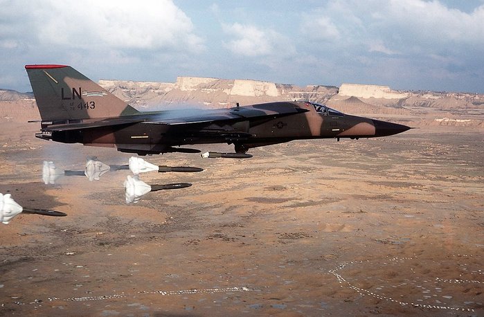 F형이 투입되면서부터 F-111은 본격적으로 활약을 시작했다. <출처: 미 공군>