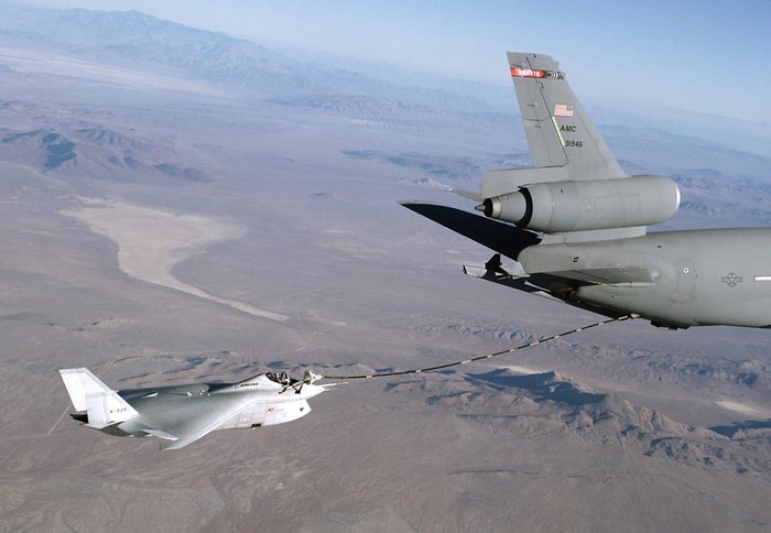 X-32B  迡 ϸ鼭  ̱⵵ ߴ. <ó: Boeing>