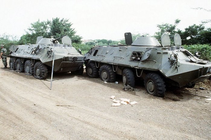 1983⿡ ̱ ħ ް ĵ ׷ BTR-60.  ۵ǰ     ,   ߴ. <ó: Public Domain >