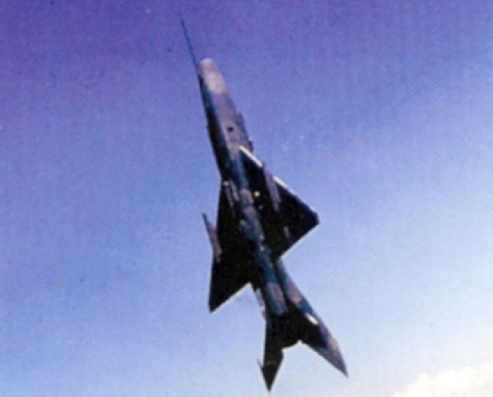  ⵿  MiG-21.  ü    ִ ϵ Ÿ  п   ϴ. < ó: Public Domain >