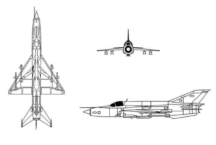 MiG-21 鵵 < Public Domain >