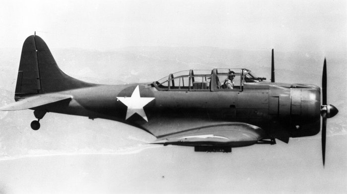   SBD Ʋ A-24 꽬 Ī äߴ. <ó:San Diego Air and Space Museum Archive>