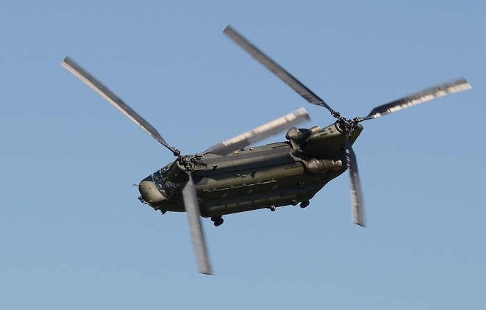 CH-47은 엔진출력을 그대로 활용할 수 있는 탠덤로터 방식을 채용하고 있다. <출처: US Army>