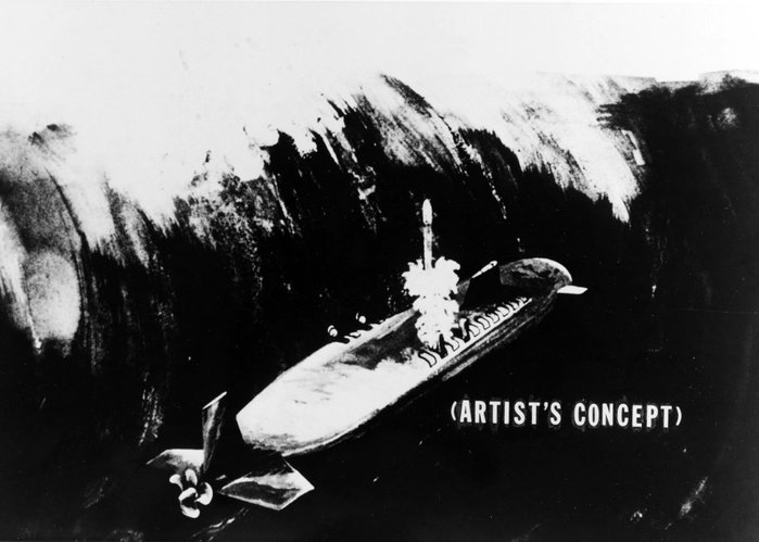 1972년 ULMS '트라이던트' 잠수함을 소개한 개념도 <출처: US Navy>