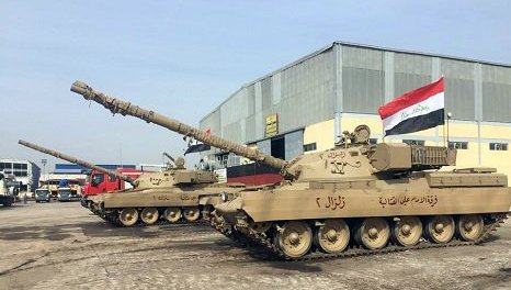 시아파 민병대가 2015년 이라크 군으로 보낸 치프틴 전차의 재생모델 <출처: Public Domain>
