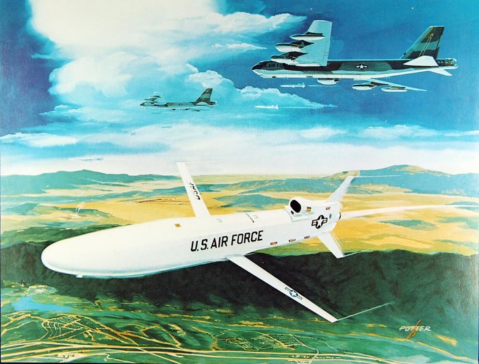 미 공군 ALCM 사업을 위하여 보잉이 개발한 AGM-86A <출처: 미 공군>