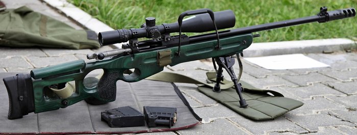 SV-98은 경기용 소총을 개량한 볼트액션 저격소총이다. <출처: Vitaly V. Kuzmin>