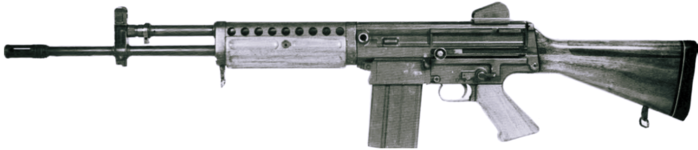 스토너 62 소총 모델 <출처: Public Domain>