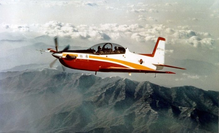 시험 비행 중인 KTX-1 <출처: 국방부>