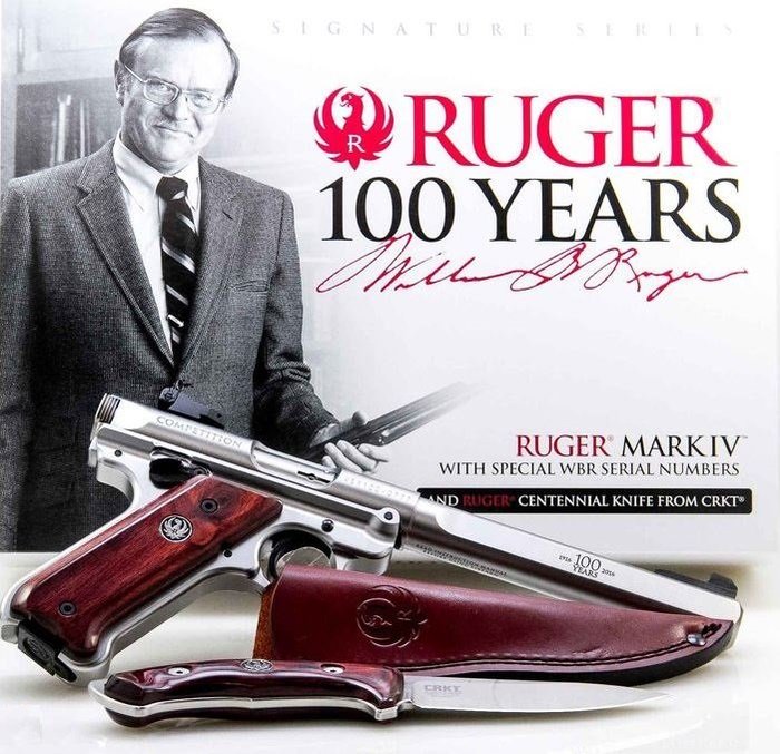 빌 루거의 탄생 100주년을 기념하는 Mk IV 컴피티션 모델 <출처: Sturm, Ruger & Co.>