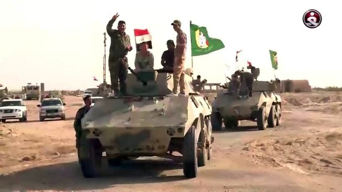 원래 포탑을 제거하고 다른 무장을 장착한 이라크군 EE-9 <출처 : iraqimilitary.org>