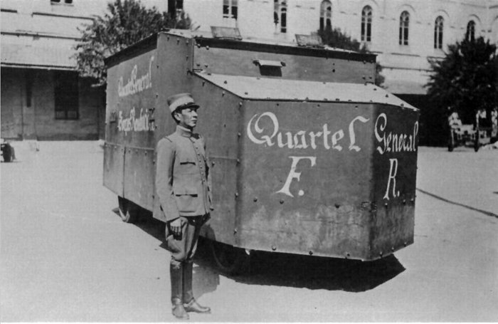 브라질이 1920년대 제작한 민간 자동차를 개조한 장갑차 <출처 : cibld.eb.mil.br>