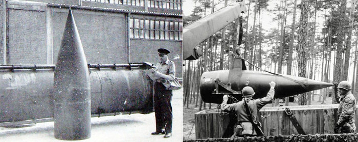 W-7(좌)와 W-31(우) 전술 핵탄두 <출처: Public Domain>