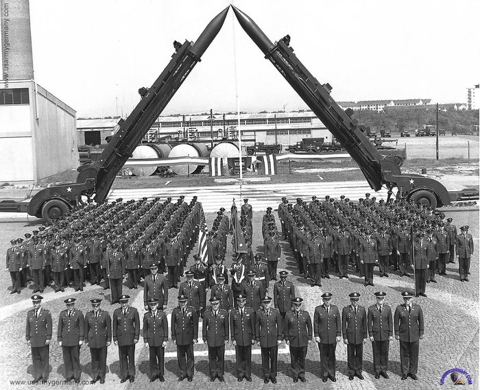 독일에 주둔했던 코포럴 대대(제84포병연대 제2 미사일대대)의 1964년 단체사진 모습 <출처: usarmygermany.com>