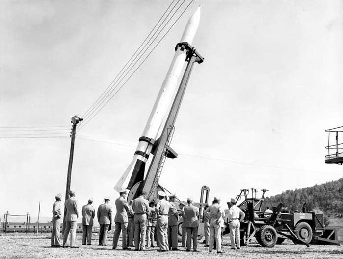 코퍼럴 미사일은 미군 최초로 실전배치된 핵탑재 탄도미사일이었다. <출처: Public Domain>