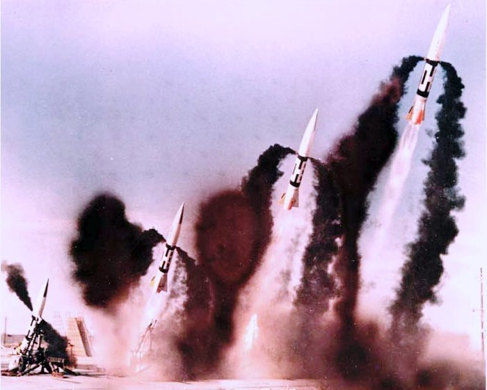 1965년 3월의 화이트 샌즈시험장 발사 장면 <출처: 미 육군>