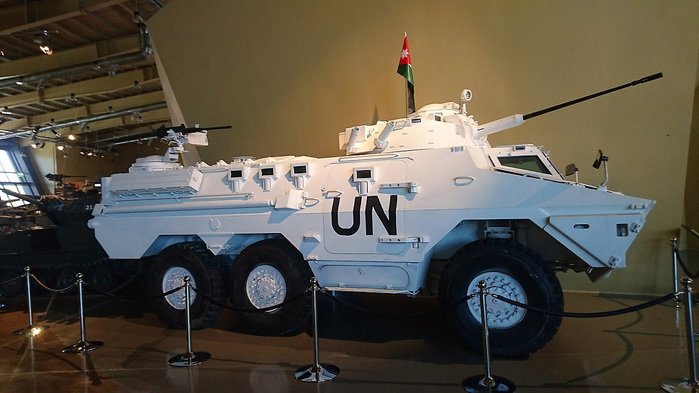 6X6 차륜형 ICV로 개발된 라텔. 사진은 암만 전차박물관에 전시된 요르단군 라텔 20 <출처 (cc) Freedom's Falcon at wikimedia.org>