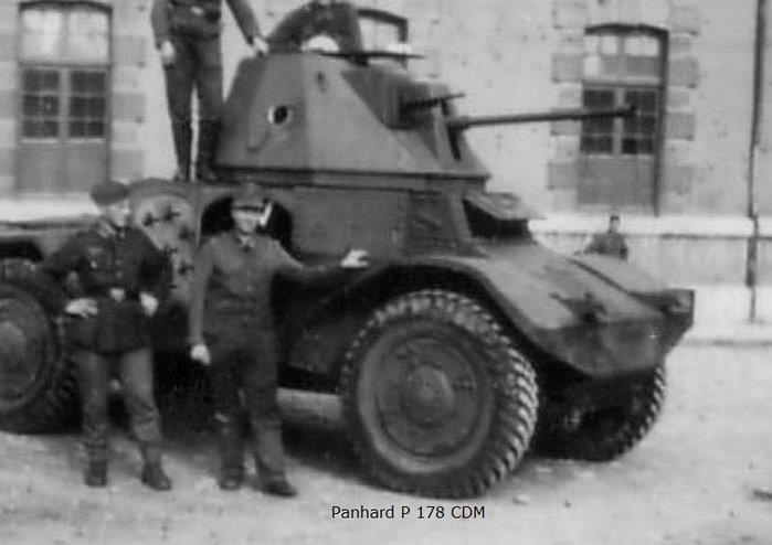 비시 프랑스 지역으로 옮겨져 포탑을 장착했지만 독일군에 뺏긴 파나르 178 CDM <출처 : chars-francais.net>