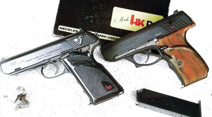 P9의 초기 시제모델(좌)과 P9K(우)의 모습. <출처: hkpro.com>