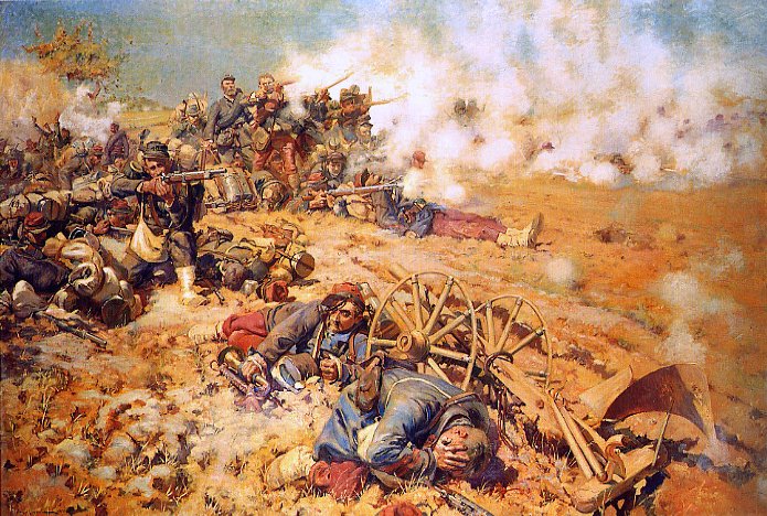 프랑스의 샤스포 소총은 프로이센의 드라이제 소총보다 우수했지만 전쟁의 결과를 바꿀 수는 없었다. <출처: Public Domain>